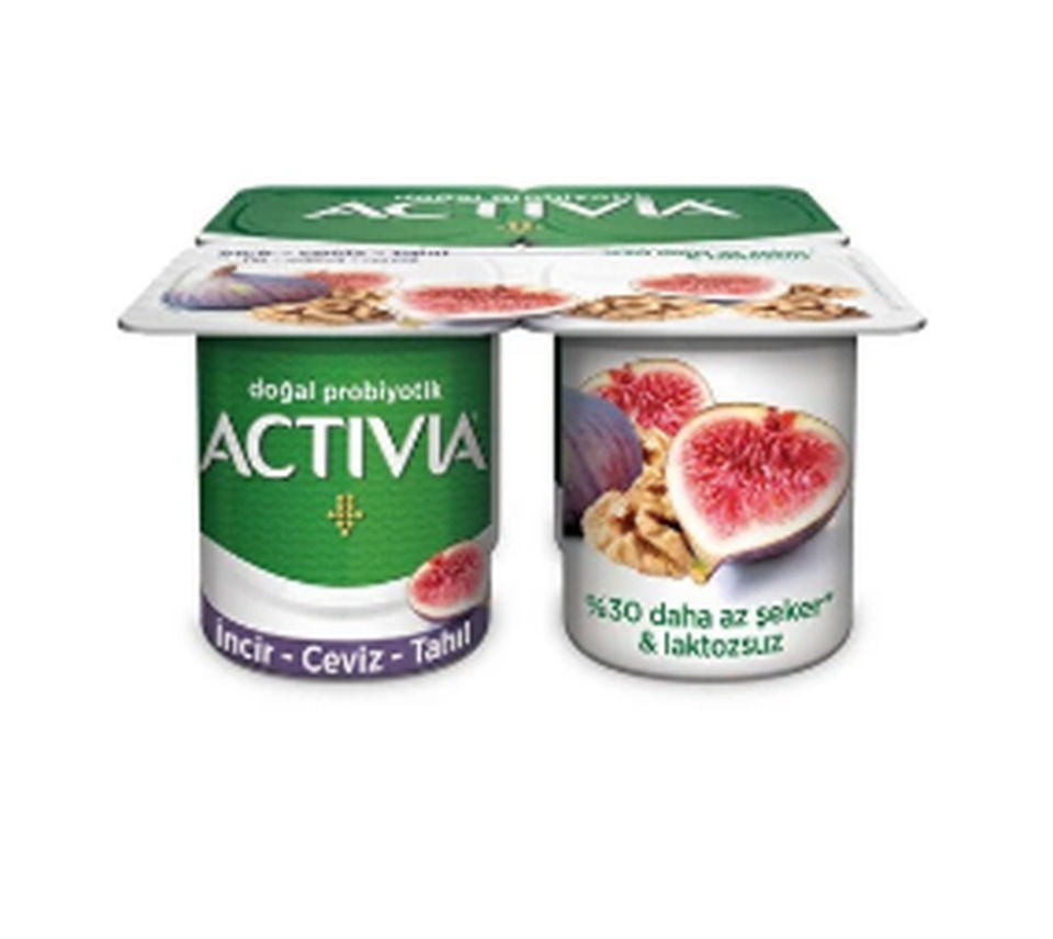 ACTİVİA P.YOĞURT 4*100GR. - İNCİRLİ-TAHIL